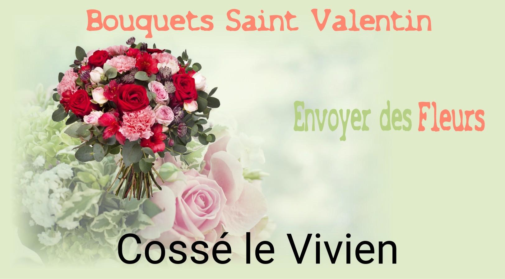 Roses de Saint-Valentin livrées à Cossé-le-Vivien